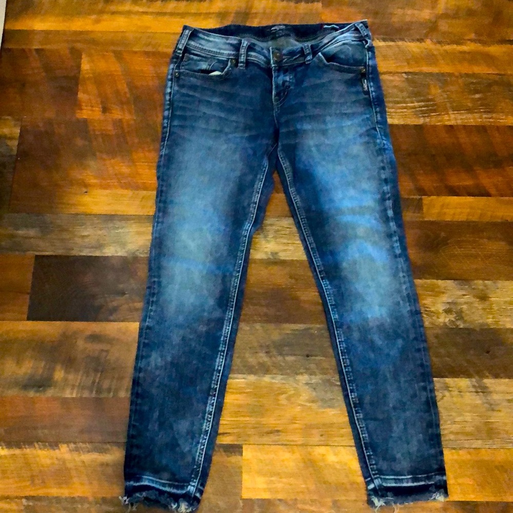SILVER Aiko mid ankle skinny jeans W28/L27